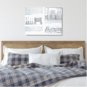 Toile Fondements, de "Della Architettura", pub (Insitu(Chambre))