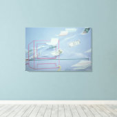 Toile Fonds de direction I (Insitu (Plancher de Bois))