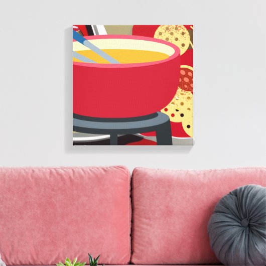 Toile Fondue de fromage (Insitu(Salon))