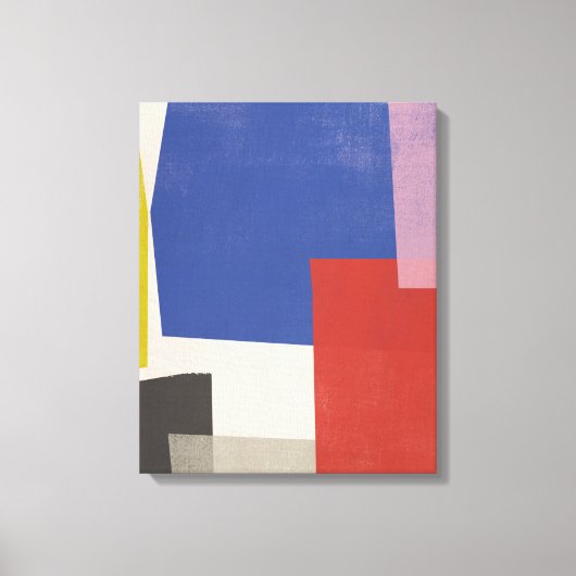 Toile Foolscap - Colorblocs modernes (Recto)