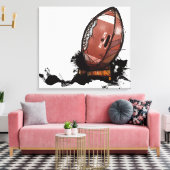 Toile football américain (Insitu(Salon))