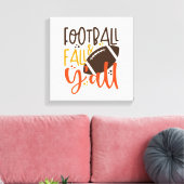 Toile Football Fall & Y'all (Insitu(Salon))