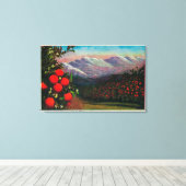 Toile Foothill Orange Grove in the WinterState (Insitu (Plancher de Bois))