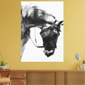 Toile Force équine en monochrome (Insitu(Salon))