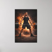 Toile Force Inébranlable – Puissance de Levage de Poids  (Recto)