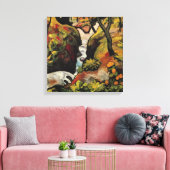 Toile Forest Brook par August Macke Expressionnisme Vint (Insitu(Salon))