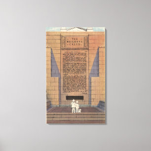 Toile Forest Lawn Memorial Park, Creed de Builder