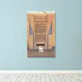 Toile Forest Lawn Memorial Park, Creed de Builder (Insitu (Plancher de Bois))