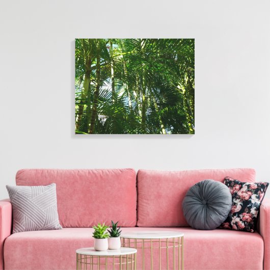 Toile Forest of Palm Trees Tropical Nature (Insitu(Salon))