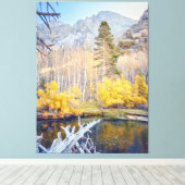 Toile Forêt à l'automne (Insitu (Plancher de Bois))