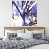 Toile Forêt bleue (Insitu(Chambre))