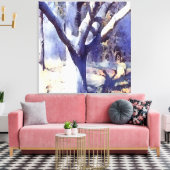 Toile Forêt bleue (Insitu(Salon))