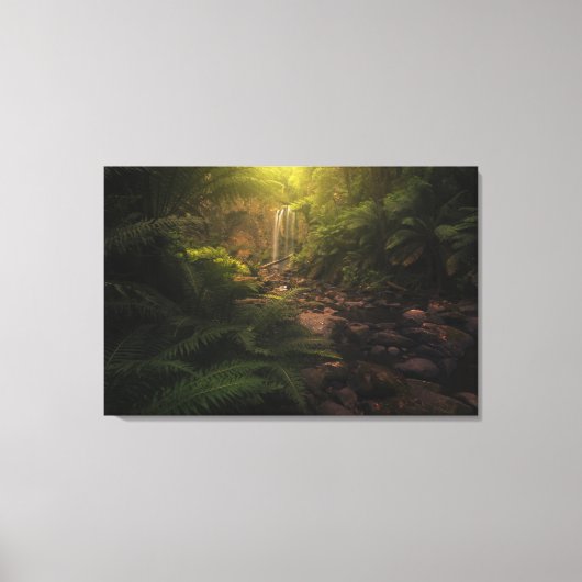 Toile Forêt | Cascade Sunlight Highlights (Recto)