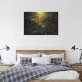 Toile Forêt | Cascade Sunlight Highlights (Insitu(Chambre))