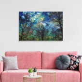 Toile Forêt céleste mystique Nature (Insitu(Salon))