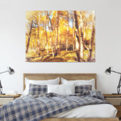 Toile Forêt d'Aspen aux couleurs d'automne vibrantes (Insitu(Chambre))