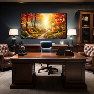 Toile Forêt d'automne