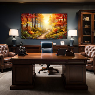 Toile Forêt d'automne