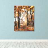 Toile Forêt d'automne (Insitu (Plancher de Bois))