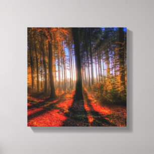 Toile Forêt d'automne