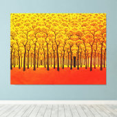 Toile Forêt d'automne dorée (Insitu (Plancher de Bois))