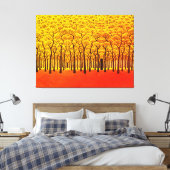 Toile Forêt d'automne dorée (Insitu(Chambre))