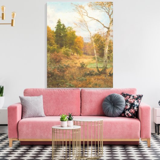 Toile Forêt d'automne - Heinrich Böhmer (Insitu(Salon))