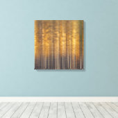 Toile Forêt d'automne sur l'eau Abstraite (Insitu (Plancher de Bois))