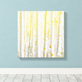 Toile Forêt de bouleau d'or (Insitu (Plancher de Bois))