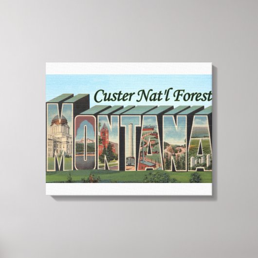 Toile Forêt de Custer Nat'l, Montana (Recto)