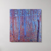 Toile Forêt de hêtres par Gustav Klimt, Art Nouveau Vint (Recto)