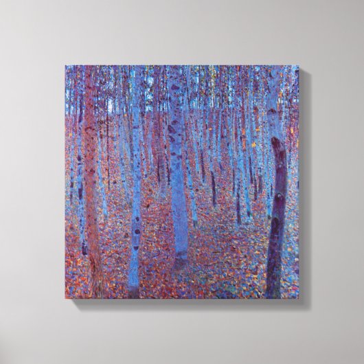 Toile Forêt de hêtres par Gustav Klimt, Art Nouveau Vint (Recto)