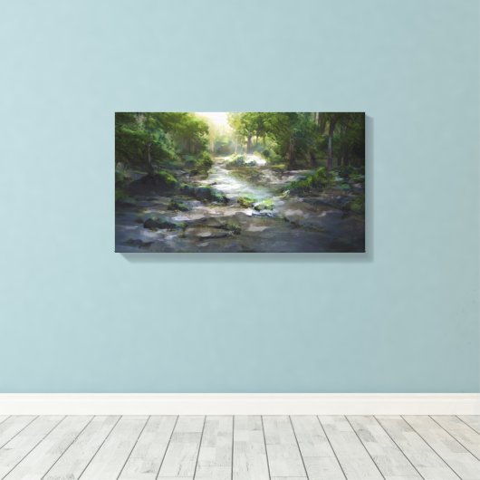 Toile Forêt de Misty (Insitu (Plancher de Bois))