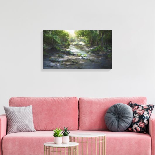 Toile Forêt de Misty (Insitu(Salon))