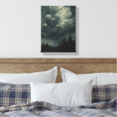 Toile Forêt de nuages de tempête dramatique - Moody Natu (Insitu(Chambre))