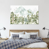 Toile Forêt de pins et Montagnes (Insitu(Chambre))