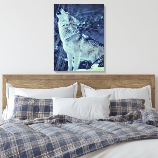 Toile Forêt d'hiver de Howling Wolf (Insitu(Chambre))