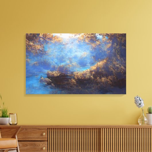 Toile Forêt d'or (Insitu(Salon))