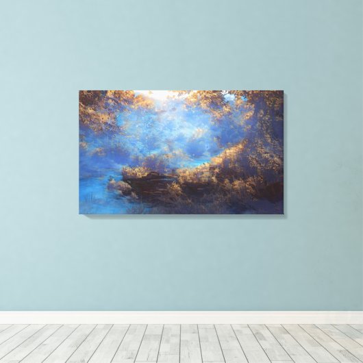 Toile Forêt d'or (Insitu (Plancher de Bois))