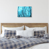 Toile Forêt en azur (Insitu(Chambre))