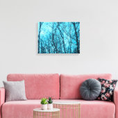 Toile Forêt en azur (Insitu(Salon))