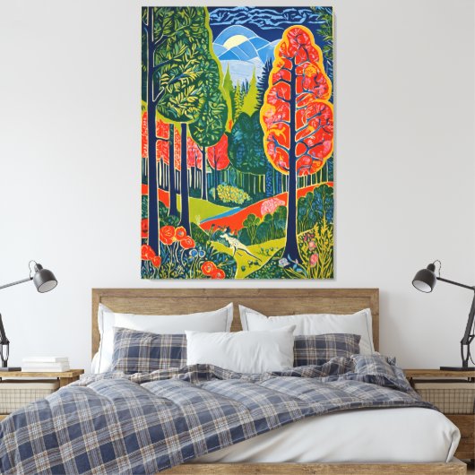 Toile Forêt enchantée (Insitu(Chambre))