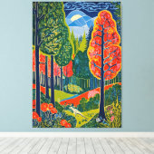 Toile Forêt enchantée (Insitu (Plancher de Bois))