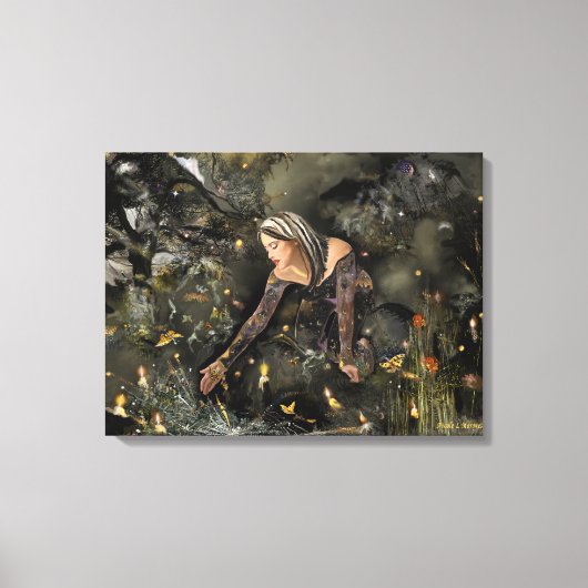 Toile Forêt enchantée (Recto)