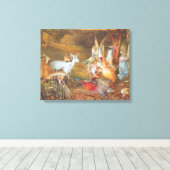 Toile Forêt enchantée par l'artiste John Anster Fitzgera (Insitu (Plancher de Bois))