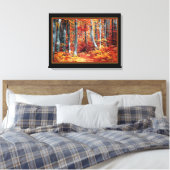 Toile Forêt ensoleillée d'automne (Insitu(Chambre))