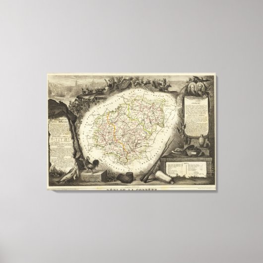Toile Forêt et paysages (Recto)