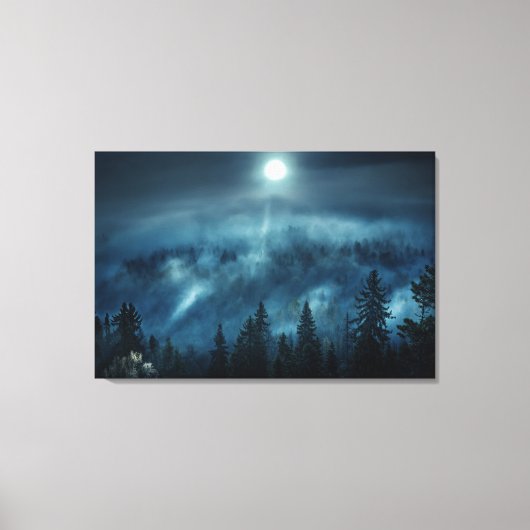 Toile Forêt | Forêt Lune (Recto)