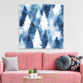 Toile Forêt hivernale de Silent Pines (Insitu(Salon))