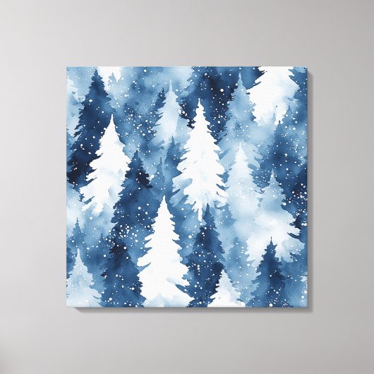 Toile Forêt hivernale de Silent Pines (Recto)